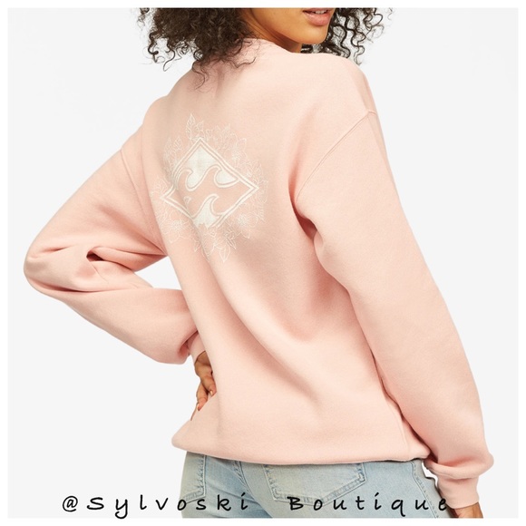 🔥Billabong Sunshine Dance Crew Neck Sweatshirt NWT - Picture 3 of 6